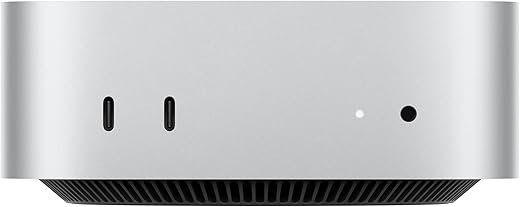 Apple 2024 Mac mini Desktop Computer with M4 chip with 10‑core CPU and GPU: Built for Apple Intelligence, 16GB Unified Memory, 256GB SSD Storage, Gigabit Ethernet. Works with iPhone/iPad